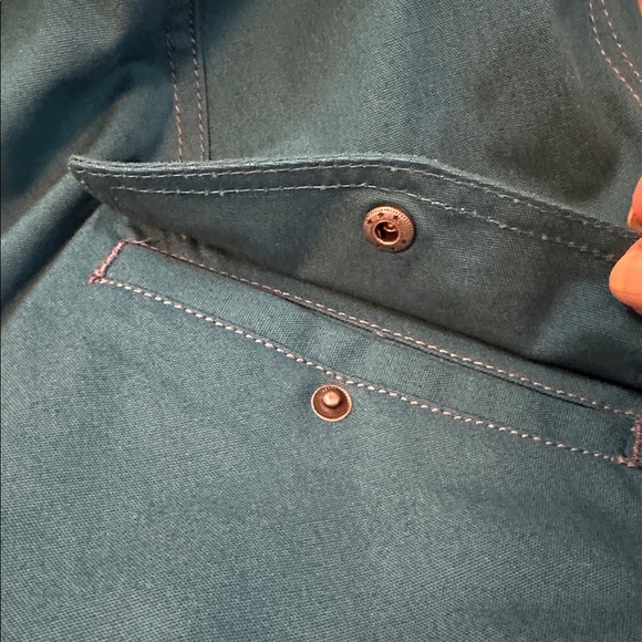 Noble Outfitters Women's Blue Vest with Faux Fur Collar - Picture 3 of 7